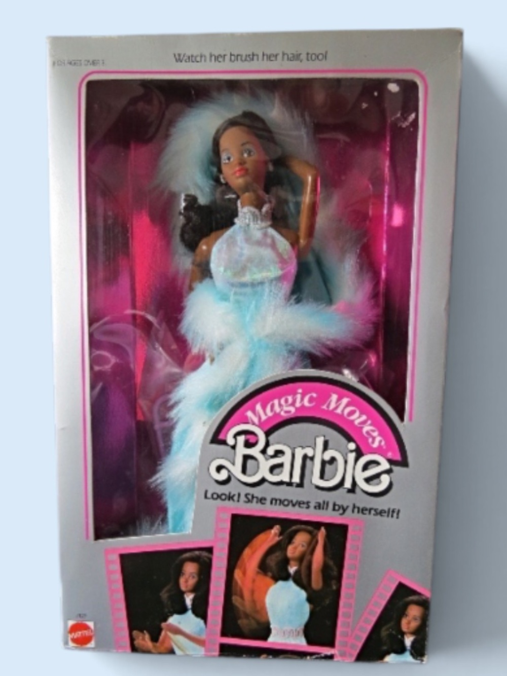 MATTEL VINTAGE 1985 BARBIE "MAGIC MOVES" SUPERSTAR ERA AA DOLL #2127 - NRFB